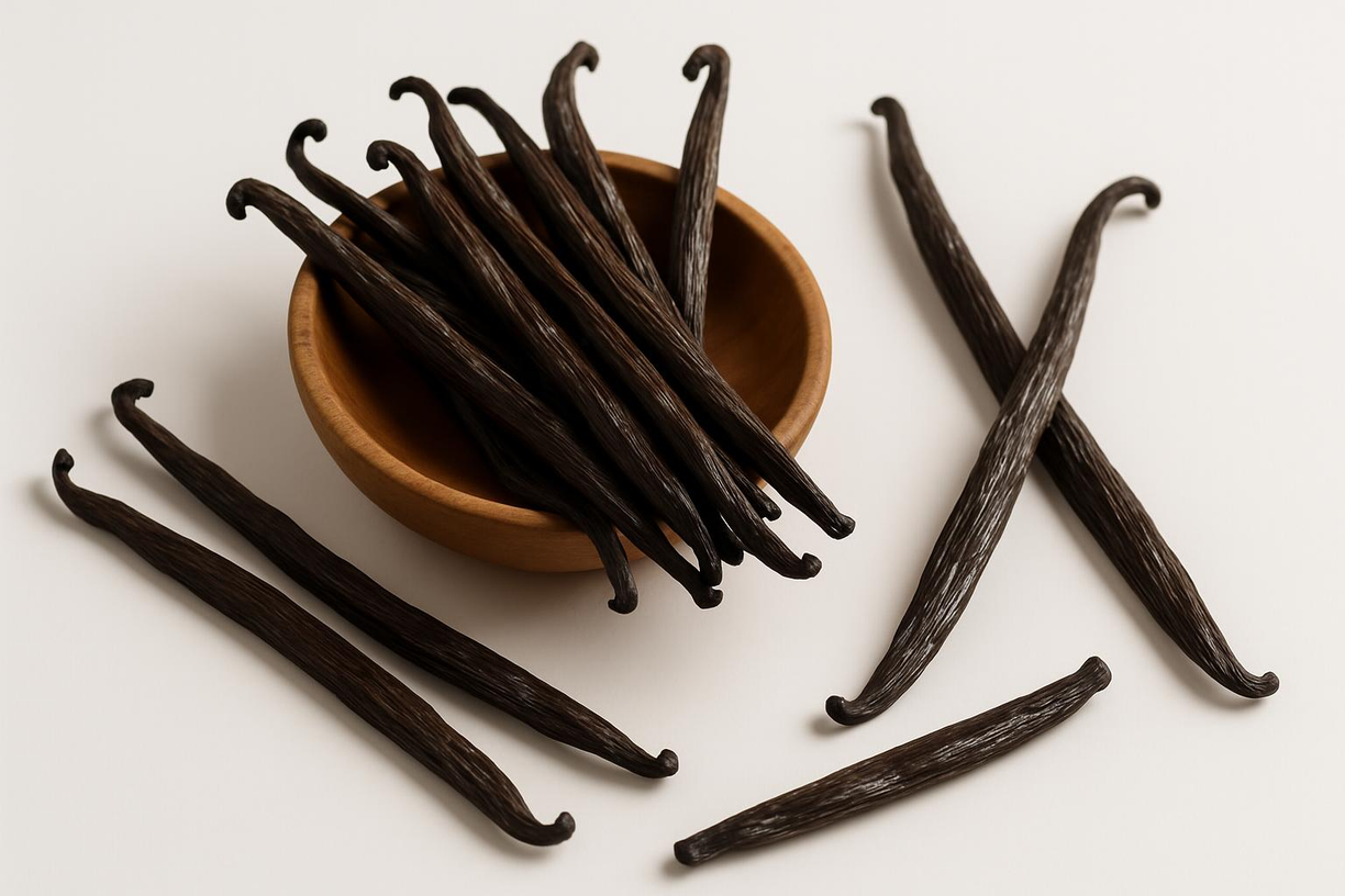 Premium Indonesian vanilla beans